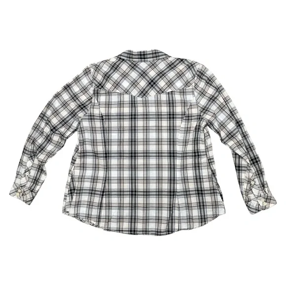 Torrid Plaid Button Down Shirt - Picture 6 of 6